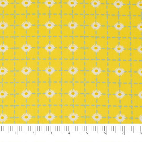 SINGER 10" x 10" Daisies Gnomes Square Cotton Fabric Premium Packs